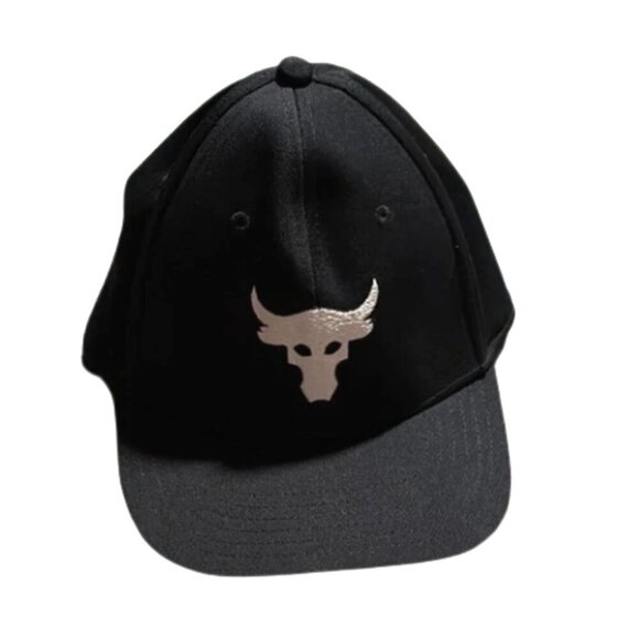 Under Armour The Rock Collection Hat | OS | Black Adjustable Cap | Free Shipping - Picture 1 of 2